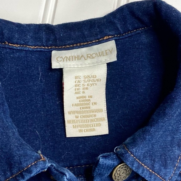 •Cynthia Rowley• stretch denim jacket - Picture 3 of 6